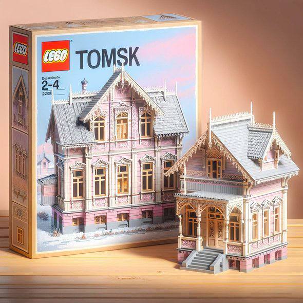 Художник Сергей Пахандрин с помощью нейросетей создал концепты наборов LEGO со знаменитыми деревянными постройками Томска | Сетка — социальная сеть от hh.ru
