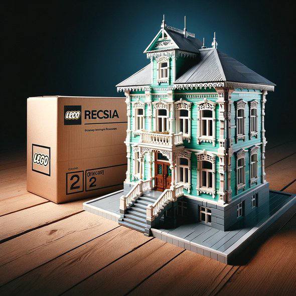 Художник Сергей Пахандрин с помощью нейросетей создал концепты наборов LEGO со знаменитыми деревянными постройками Томска | Сетка — социальная сеть от hh.ru