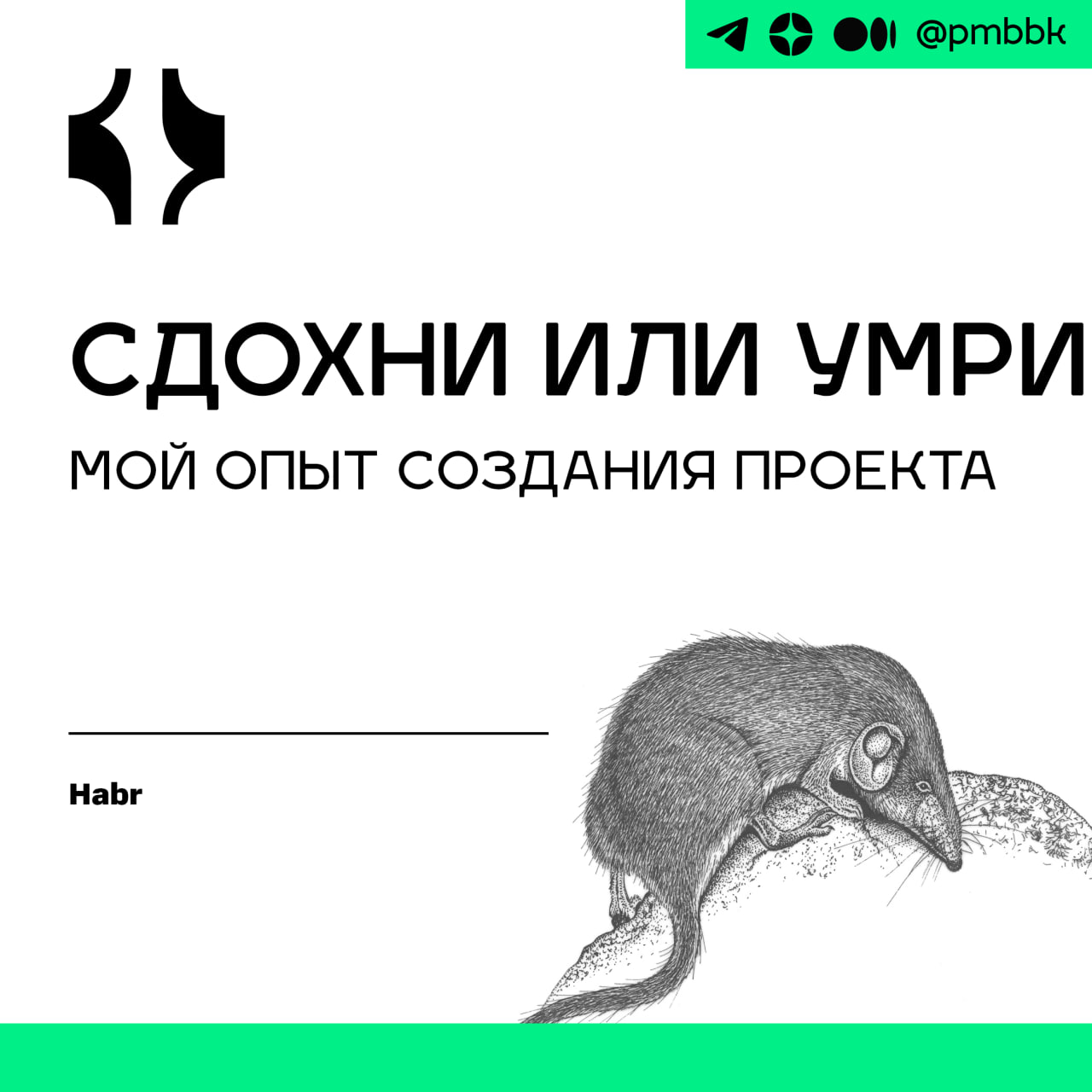 ☠️ Сдохни или умри: мой опыт создания проектаЗа семь лет в IT я повидал многое: и большие задачи, и экстренные багфиксы ночью, и не совсем понятные требования от бизнеса, но всегда это были готовые пр... | Сетка — социальная сеть от hh.ru