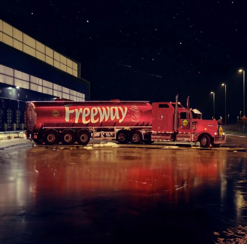 Lidl Великобритания вдохновились культовым грузовиком из рекламы Coca-Cola и решили воплотить её в жизнь | Сетка — социальная сеть от hh.ru