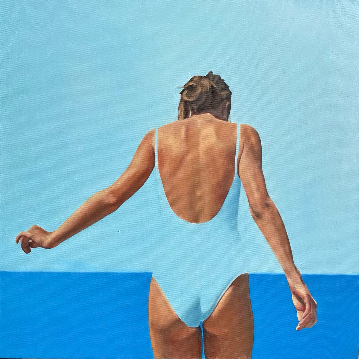 Все рождается в процессе творения…
У меня в чемодане с красками был тюбик Van Gogh 530 Севрский голубой (Sevres blue) | Сетка — социальная сеть от hh.ru