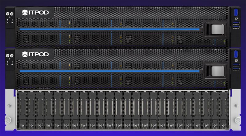 ITPOD представила импортозамещающие NVMe/TCP СХД
Российская компания ITPOD анонсировала семейство All-Flash СХД с поддержкой NVMe/TCP, подходящие для малых и крупных компаний | Сетка — социальная сеть от hh.ru