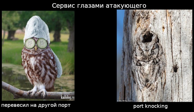 Практические варианты использования port knocking
https://habr.com/ru/articles/855536/ | Сетка — социальная сеть от hh.ru