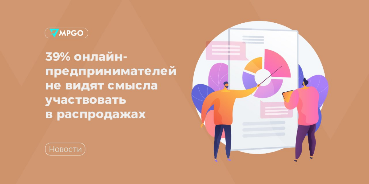 39% онлайн-предпринимателей не видят смысла участвовать в распродажах
Аналитики «ЮKassa» провели опрос, чтобы выяснить как предприниматели относятся к распродажам | Сетка — социальная сеть от hh.ru