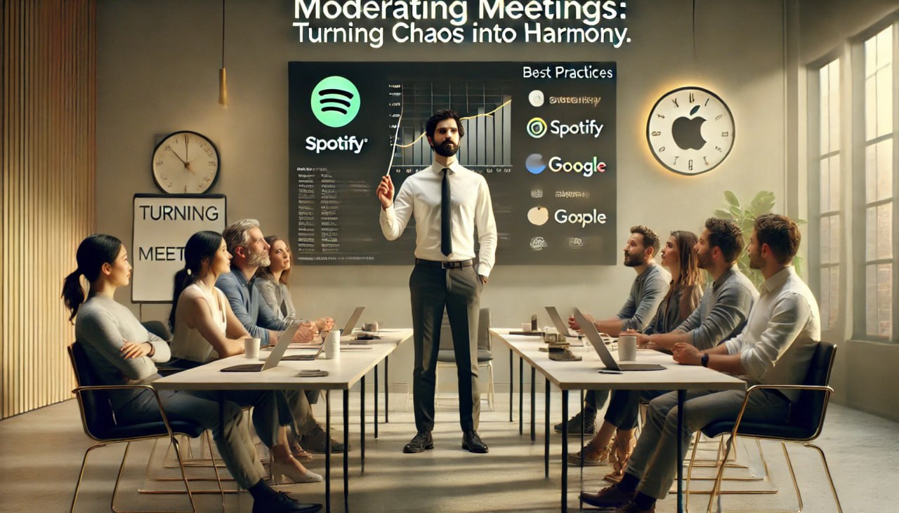 🧠 Модерация встреч: превращаем бесконечные совещания в эффективные инструменты 🧠
Привет, менеджеры перемен 📢 Если вам кажется, что ваши встречи — это бесконечный сериал без финала, то этот пост для ва... | Сетка — социальная сеть от hh.ru