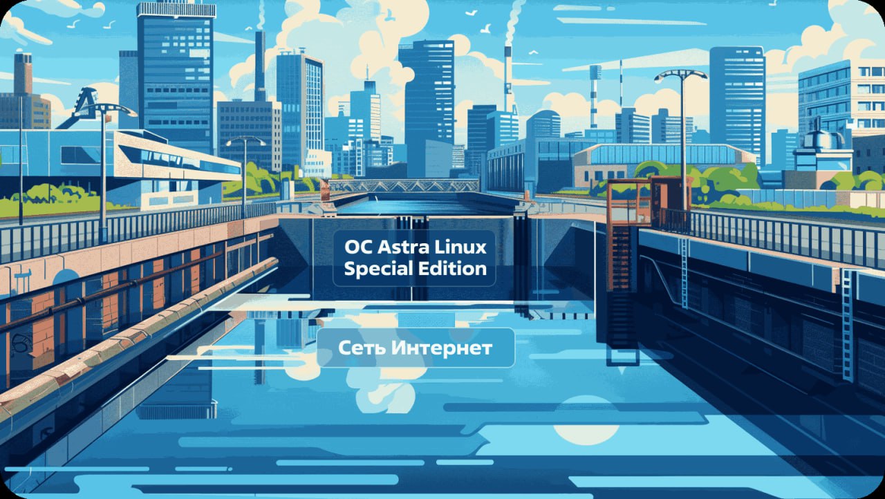 Простой шлюз в сеть Интернет на nftables в ОС Astra Linux Special Edition
https://habr.com/ru/companies/astralinux/articles/858390/ | Сетка — социальная сеть от hh.ru