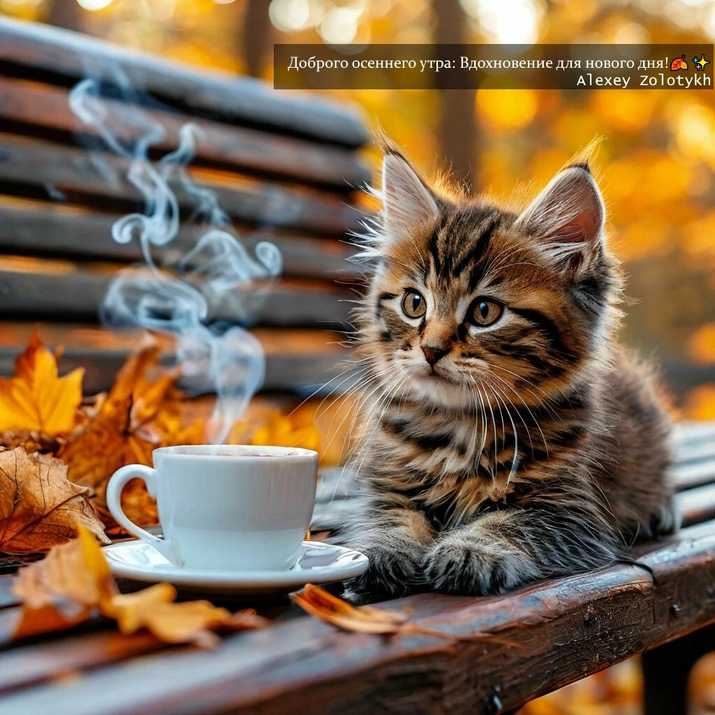 Доброго осеннего утра: Вдохновение для нового дня! 🍂✨ | Сетка — социальная сеть от hh.ru