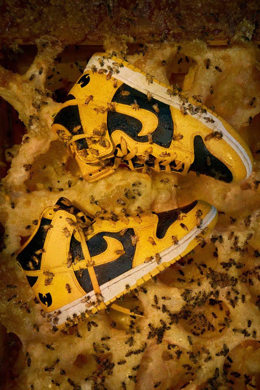 Nike играет на ностальгии и перевыпускает легендарные кроссовки Dunk High Wu-Tang. Из названия можно понять, что эти кроссовки посвящены группе Wu-Tang Clan.
Впервые их выпустили в 1999 году | Сетка — социальная сеть от hh.ru