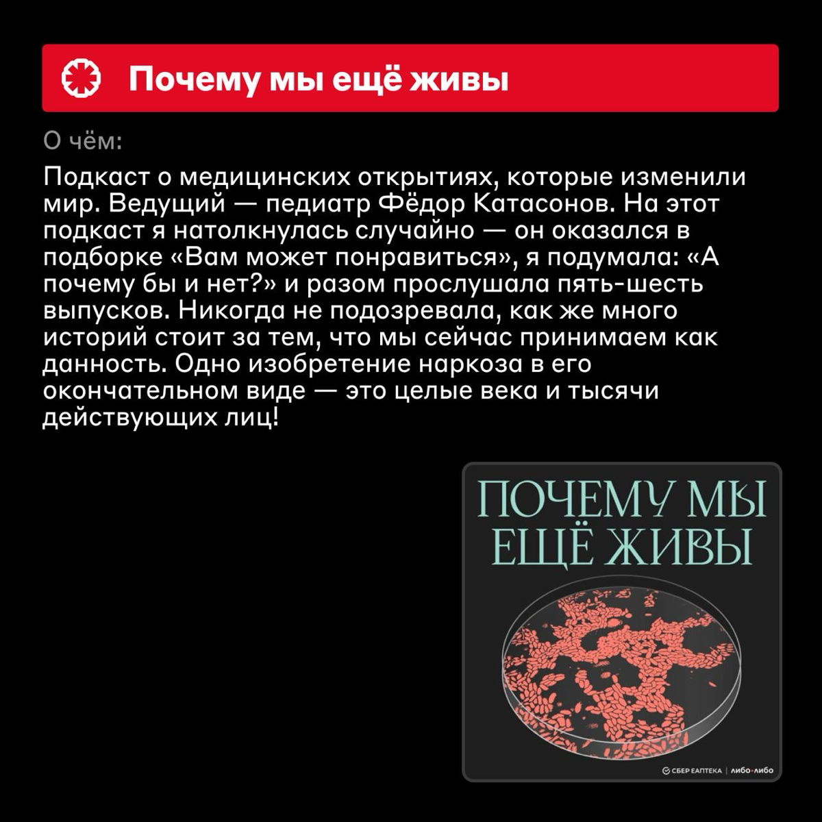 Что в наушниках у тестировщицы Альфа-Банка? 🎵
Принесли новую подборку подкастов от Имердыковой Елизаветы, нашего старшего специалиста по тестированию | Сетка — социальная сеть от hh.ru