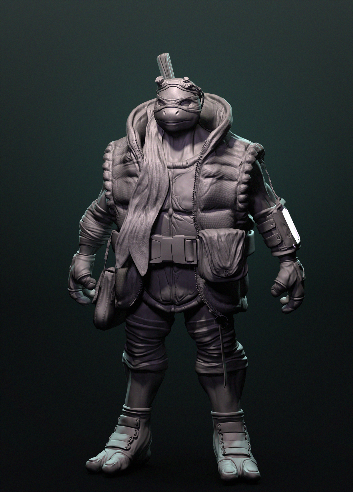 Переделал свою старую работу.
Другие рендеры: https://www.artstation.com/artwork/kN2kmx | Сетка — социальная сеть от hh.ru