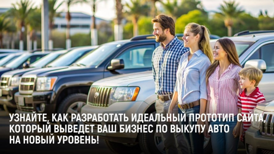 Как быстро и просто создать прототип сайта по выкупу авто | Сетка — социальная сеть от hh.ru