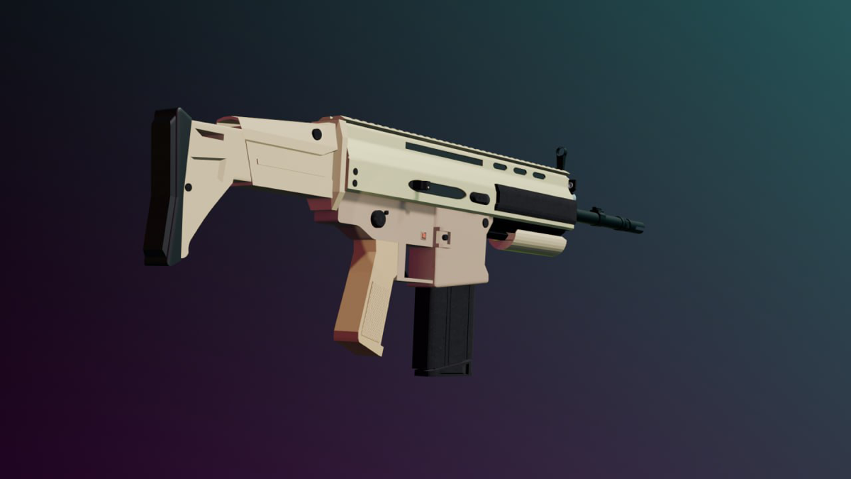 Есть вот такая low poly модель ,сделал в blender )
Пиши комментарий что за оружие | Сетка — социальная сеть от hh.ru