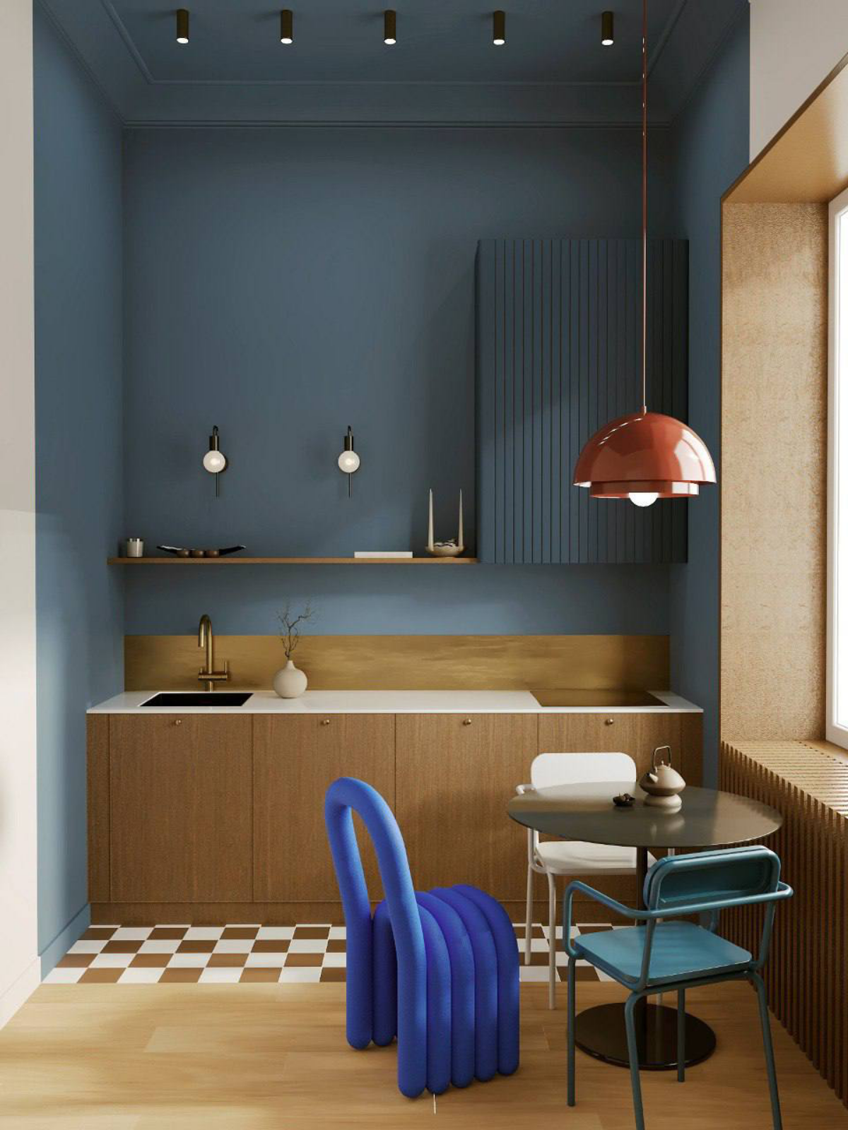 кухня в стиле мемфис 😍
(PROJECT BY REFERENCE )
Работа в 3dsmax+Corona render
с каждой работой понимаю как сильно влияет на картинку освещение, работа с текстурами, постобработка
Расскажите о своем объ... | Сетка — социальная сеть от hh.ru