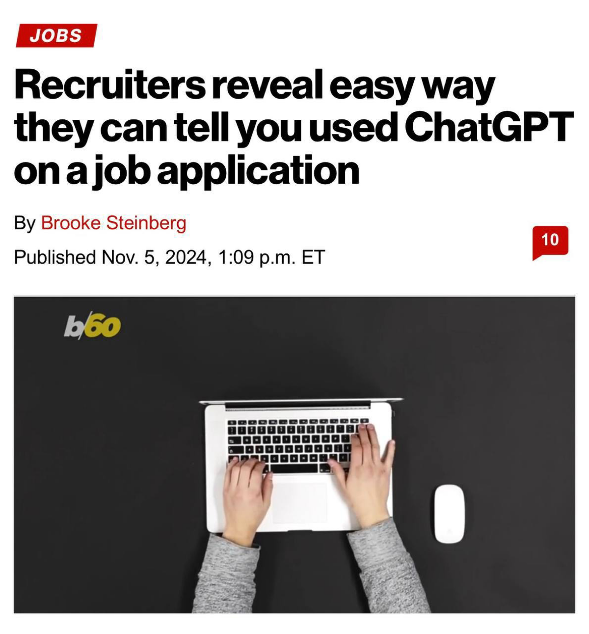 Западные рекрутеры рассказали, как они определяют резюме или сопроводительные письма, которые написал Chat GPT | Сетка — социальная сеть от hh.ru