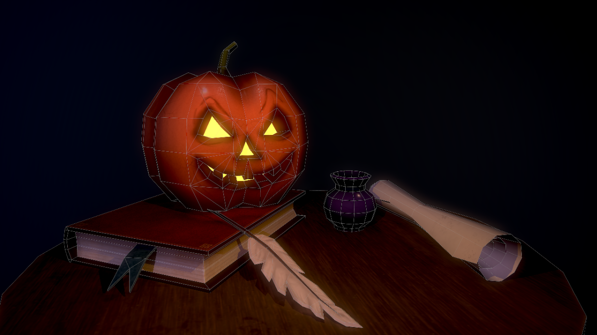 Halloween🎃
Бу-га-гашеньки! Lowpoly композиция.
P.S. Сделаем вид, что я выложила это в Хэллоуин, а не спустя две недели. | Сетка — социальная сеть от hh.ru