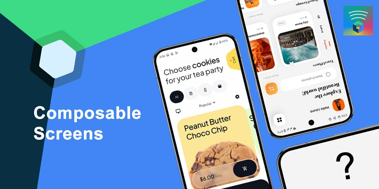 Composable Screens - приложение с демонстрацией сложных интерфейсов, реализованных на Compose UI.
#пример #compose | Сетка — социальная сеть от hh.ru