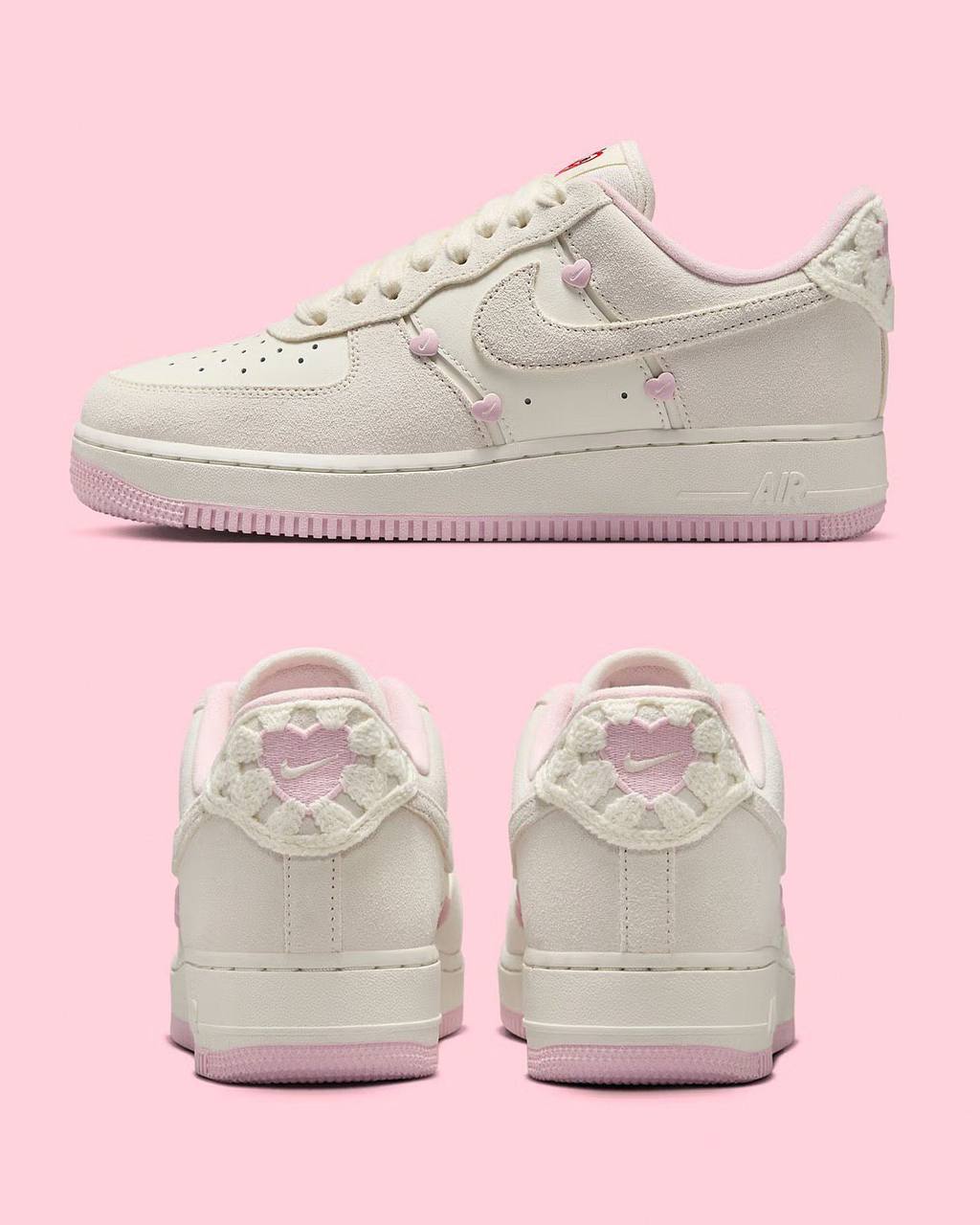 Кеды для влюбленных планирует релизнуть Nike к 14 февраля. Цена дропа — 135 баксов | Сетка — социальная сеть от hh.ru