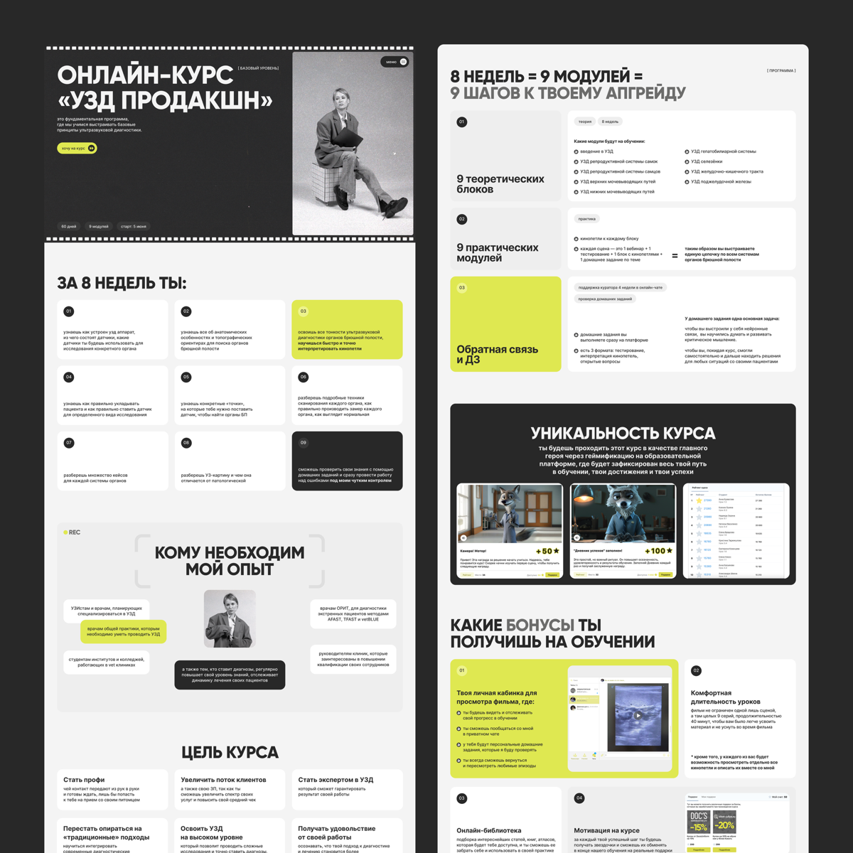 Многостраничный сайт для ветеринара, специалиста по УЗД и преподавателя⠀
⠀
В карусели подробно описала весь процесс работы над проектом | Сетка — социальная сеть от hh.ru