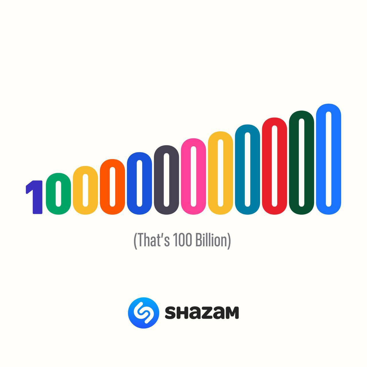 Shazam достиг отметки в 100 миллиардов распознанных треков. | Сетка — социальная сеть от hh.ru