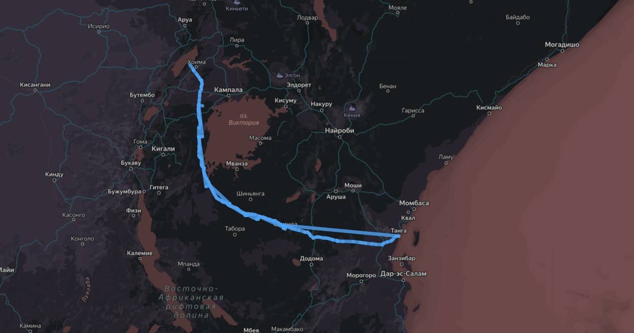Карта Восточноафриканского нефтепровода
#Кения #Уганда #ВосточноафриканскийНефтепровад #ТотальЭнерджис #нефть #ТерминалСиала @sealaru | Сетка — социальная сеть от hh.ru
