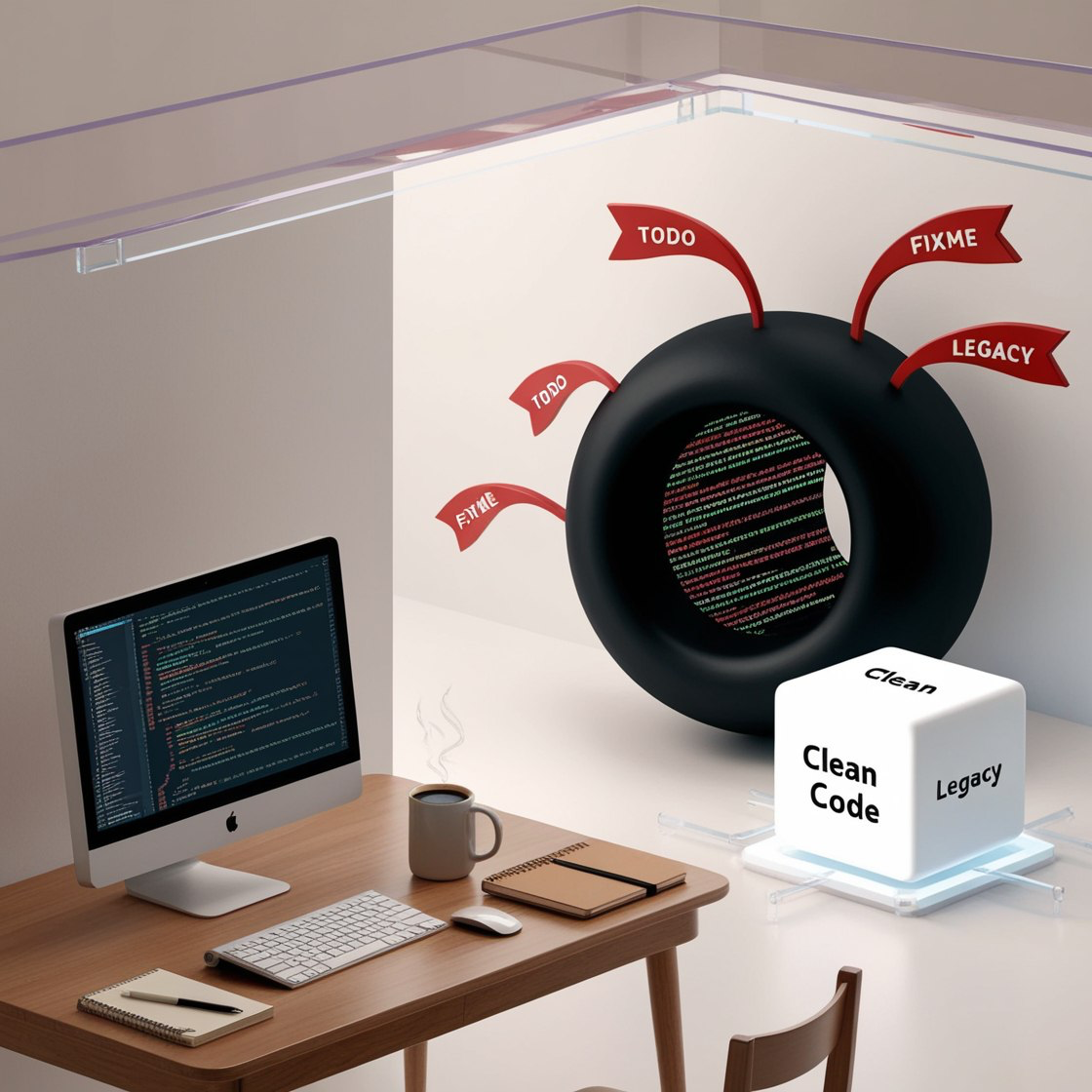 Рефакторинг — это как весенняя уборка в коде: сначала страшно, потом кайф. 🙈 Когда понял, что старый проект превратился в лабиринт, решил выстраивать чистую архитектуру | Сетка — социальная сеть от hh.ru
