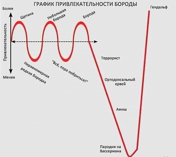 #мем #график
Как носитель бороды и аналитик, я просто обязан это выложить) | Сетка — социальная сеть от hh.ru