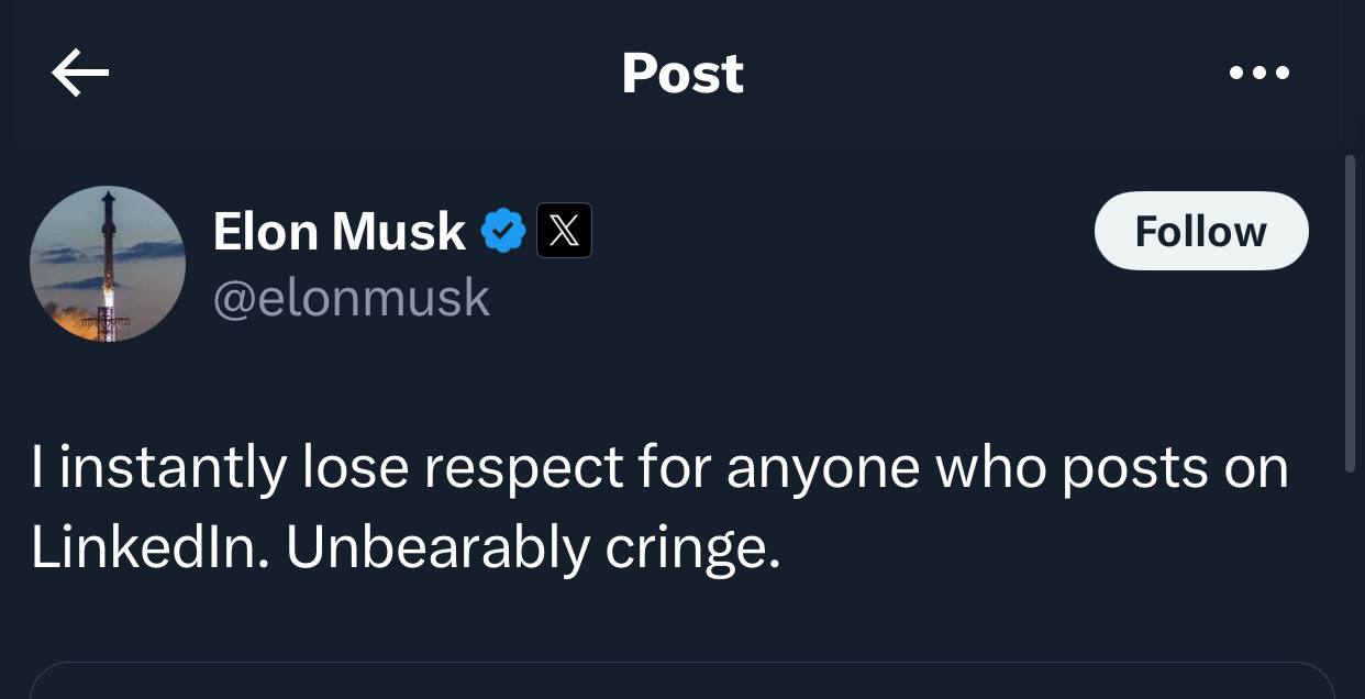 Нашел для вас еще одну причину, почему Линкедин действительно крут и там стоит создавать контент. | Сетка — социальная сеть от hh.ru