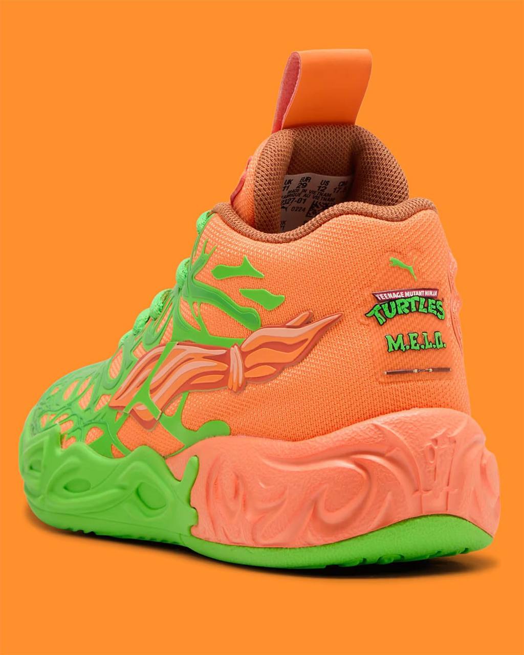 Круть. Puma заколлабилась с Черепашками ниндзя и уже в начале следующего года планируется дроп модели TMNT x PUMA MB | Сетка — социальная сеть от hh.ru