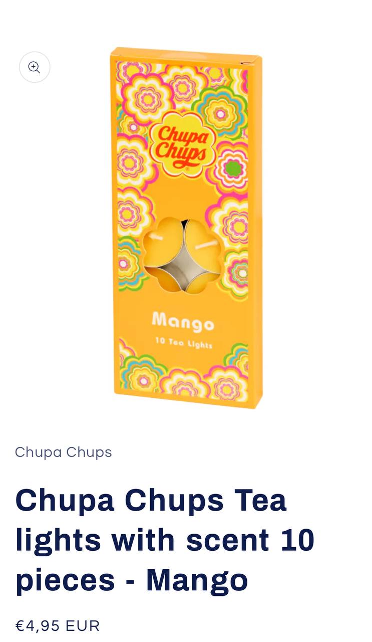 Офигеть, у Chupa Chups есть не только конфеты, но и свечки, аромадиффузоры и ароматические спреи, которые продаются в Европе и США. Стоимость от 4,95 до 6,95 евро (от 520 до 730 рублей) | Сетка — социальная сеть от hh.ru