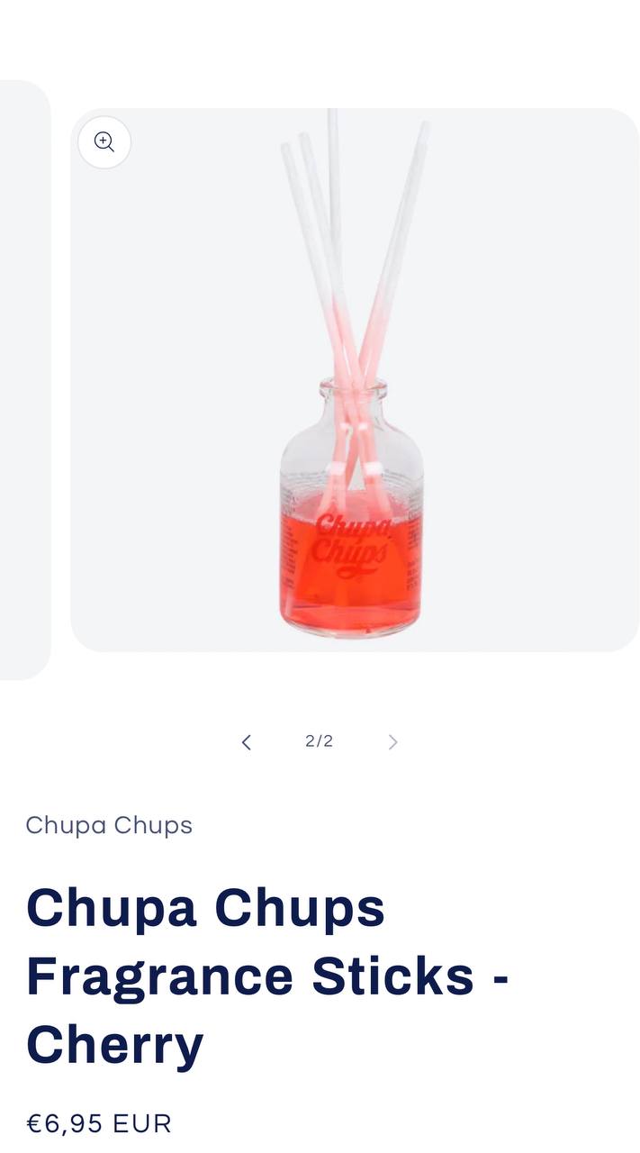 Офигеть, у Chupa Chups есть не только конфеты, но и свечки, аромадиффузоры и ароматические спреи, которые продаются в Европе и США. Стоимость от 4,95 до 6,95 евро (от 520 до 730 рублей) | Сетка — социальная сеть от hh.ru