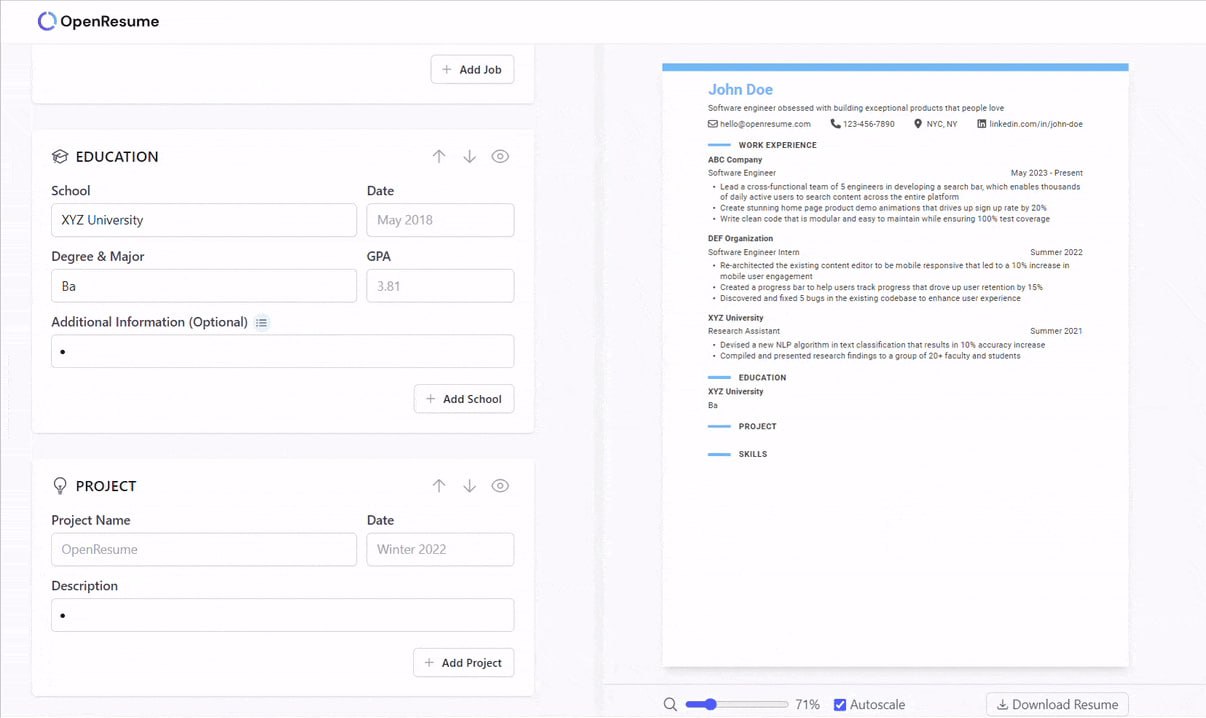 OpenResume is a powerful open-source resume builder and resume parser
https://github.com/xitanggg/open-resume
https://open-resume.com/ | Сетка — социальная сеть от hh.ru