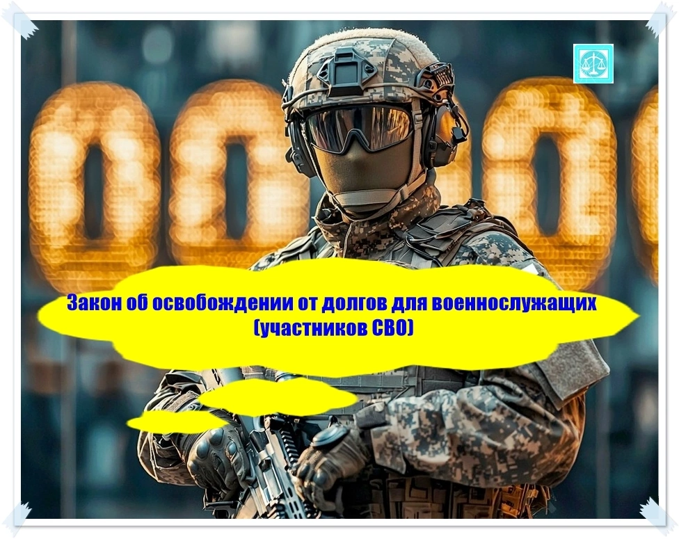 Закон об освобождении от долгов для военнослужащих (участников СВО).
✅ С 1 декабря 2024 г. вступает в силу ФЗ № 391-ФЗ от 23 ноября 2024 г | Сетка — социальная сеть от hh.ru