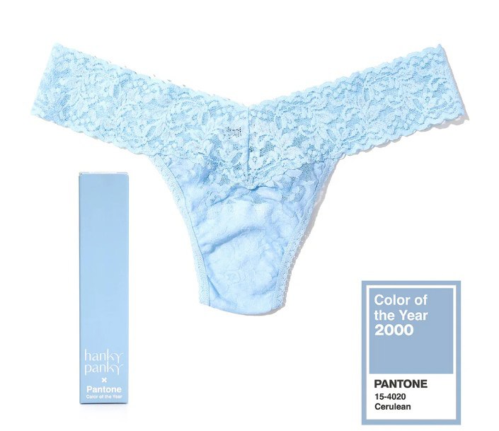 Pantone заколлабился с брендом нижнего белья Hanky Panky
В коллекцию вошли фирменные кружевные стринги Hanky Panky в главных цветах каждого года, начиная с 2000, — именно тогда Pantone впервые объявил... | Сетка — социальная сеть от hh.ru