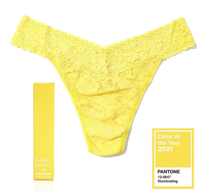 Pantone заколлабился с брендом нижнего белья Hanky Panky
В коллекцию вошли фирменные кружевные стринги Hanky Panky в главных цветах каждого года, начиная с 2000, — именно тогда Pantone впервые объявил... | Сетка — социальная сеть от hh.ru