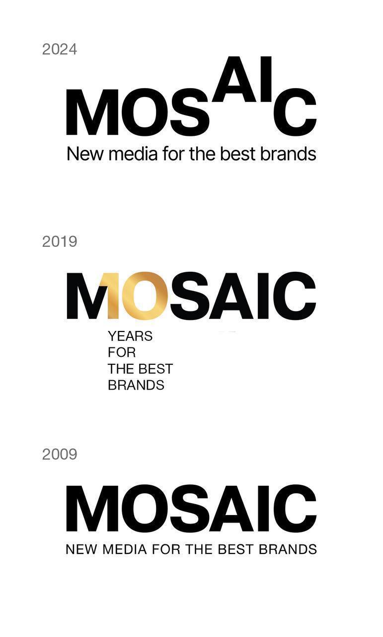 Одно из самых известных и старых креативных агентств России MOSAIC анонсировало ребрендинг, приуроченный к 15-летию компании: ребята не стали мучаться с кардинальной сменой логотипа (привет, Jaguar) и... | Сетка — социальная сеть от hh.ru