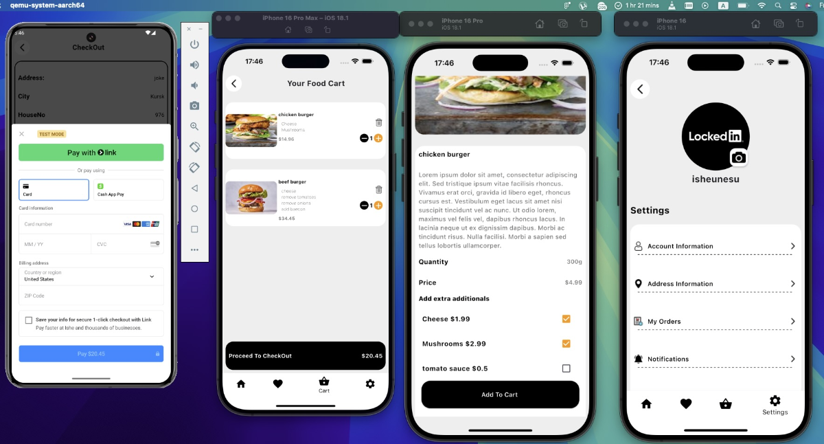 приложение для доставки еды с flutter, firebase, stripe и riverpod для управления состоянием, push-уведомления с firebase messaging
#flutterdev #androiddev #flutter | Сетка — социальная сеть от hh.ru