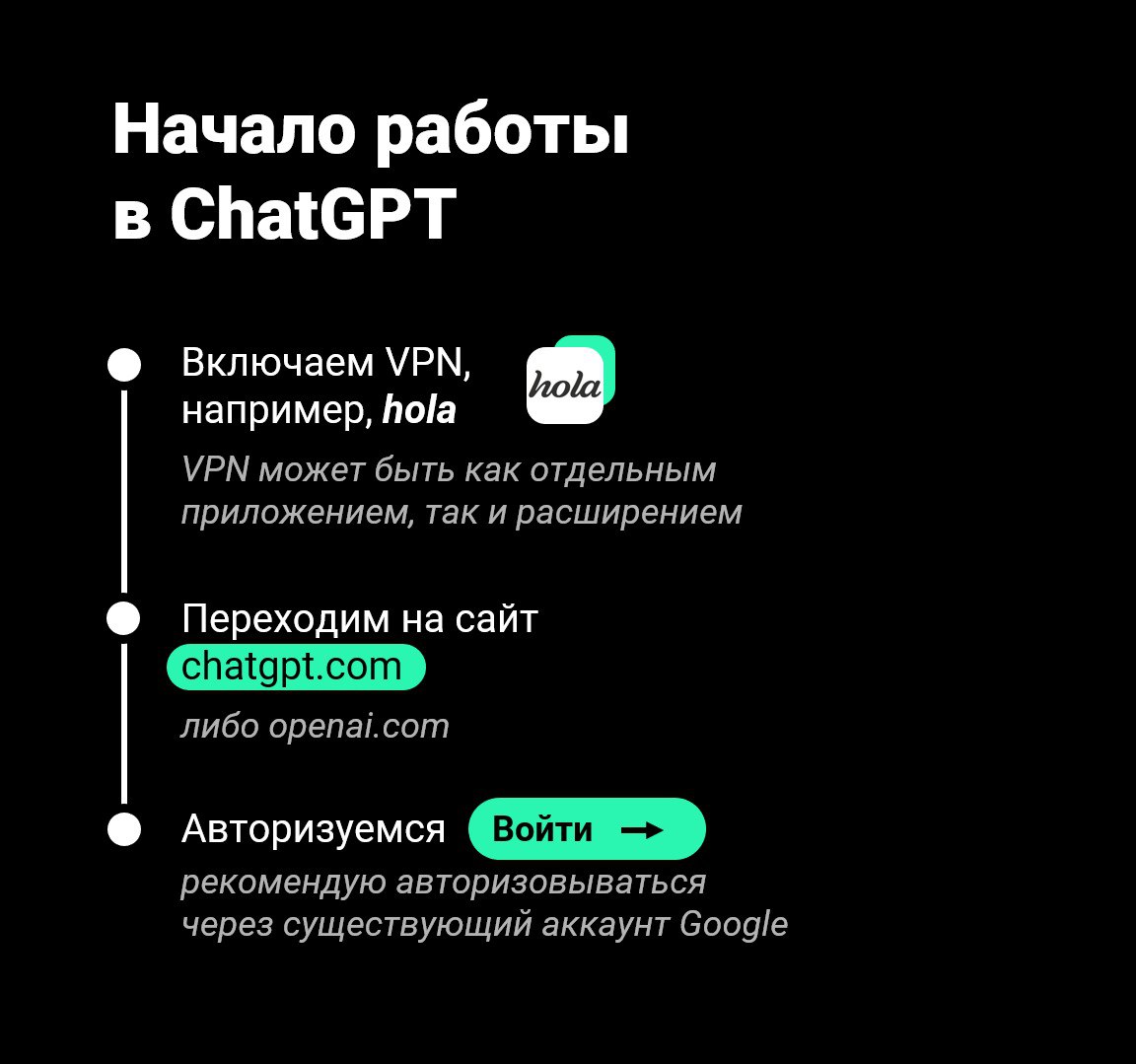 🔆 Давайте дружить с ChatGPT, ведь это абсолютно бесплатно!
Делюсь в Вами тремя основными тезисами об этом инструменте:
🆓 бесплатной версии с головой достаточно для быстрого входа в нейросети
🌟 чем бол... | Сетка — социальная сеть от hh.ru