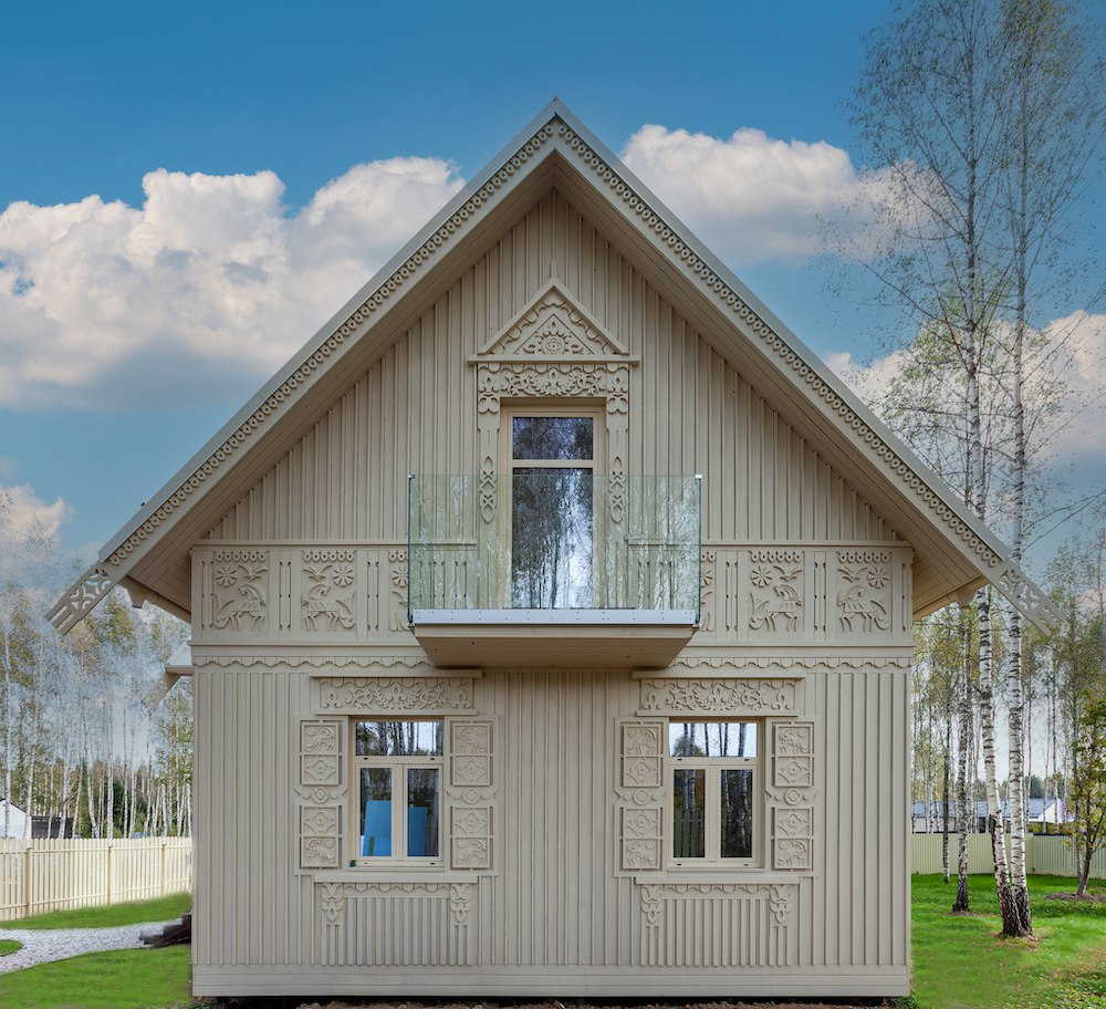 Модульный дом в традиционном русском стиле — в одном проекте ЗОВ.architect объединили русскую эстетику и строгий функционализм | Сетка — социальная сеть от hh.ru