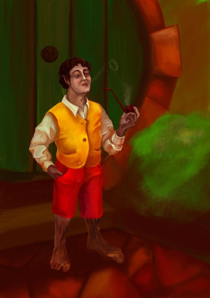 Вспоминая совсем старые работы. 

В Институте задали выбрать тему для диджитал рисунков, Хоббит или Сонная лощина | Сетка — социальная сеть от hh.ru