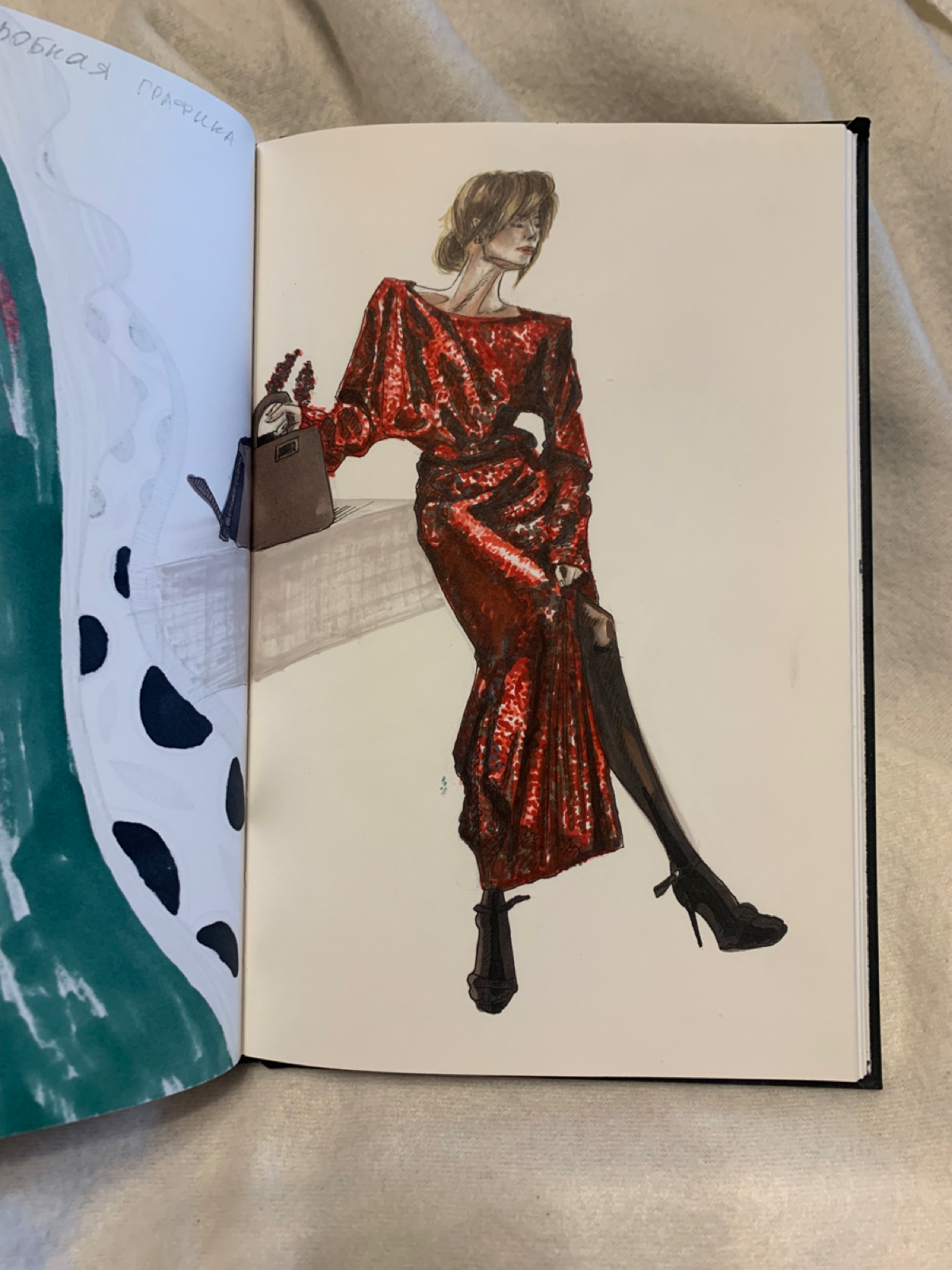 Сегодня я снова делюсь своими скетчами ✏️
#sketching#fashionsketch#sketshartist#illustratoroftheday | Сетка — социальная сеть от hh.ru