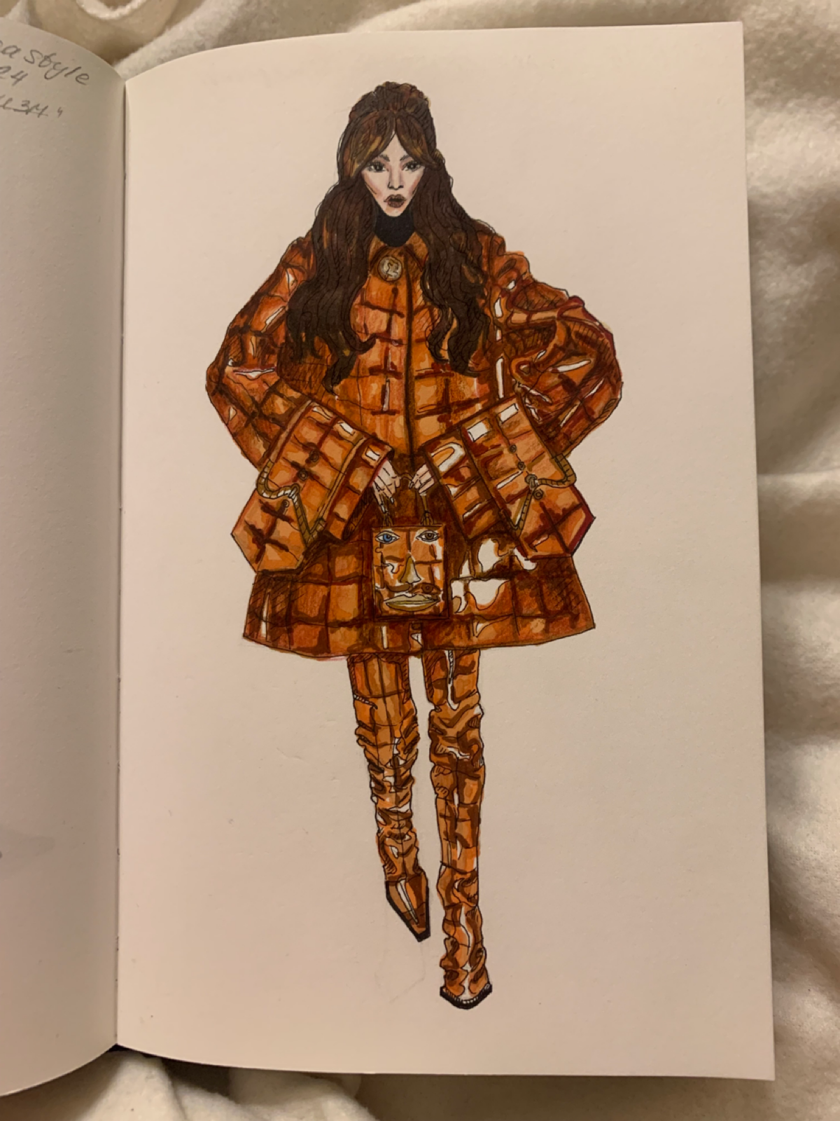 Сегодня я снова делюсь своими скетчами ✏️
#sketching#fashionsketch#sketshartist#illustratoroftheday | Сетка — социальная сеть от hh.ru