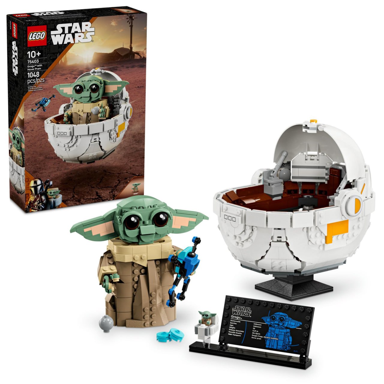 Lego выпустит набор с Грогу из «Звёздных войн»! Комплект с ушастым и коляской-яйцом из 1048 деталей будет стоить $99 или 10 600 рублей. Выход набора состоится 1 января | Сетка — социальная сеть от hh.ru