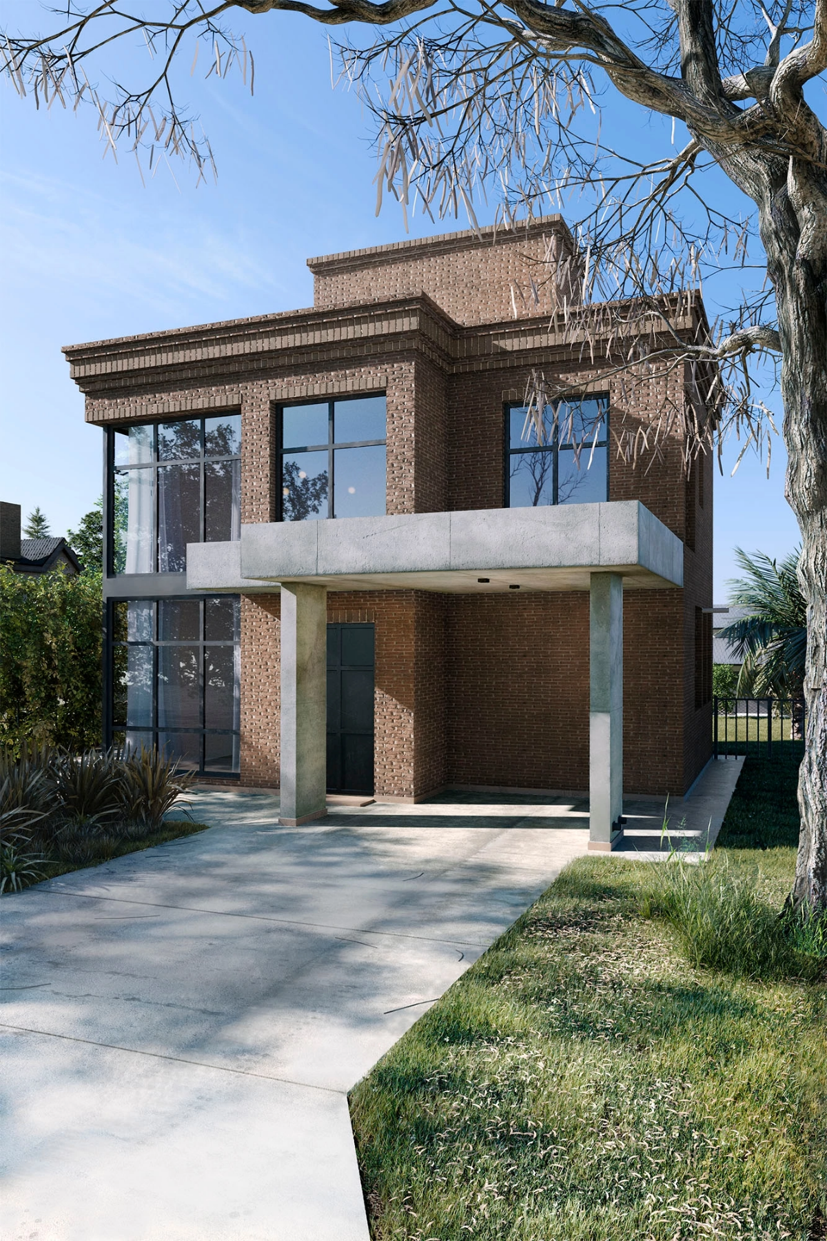 Экстерьерная визуализация. Выполнена в 3ds Max.
#3dsmax2023
#coronarender9
#photoshop2023 | Сетка — социальная сеть от hh.ru