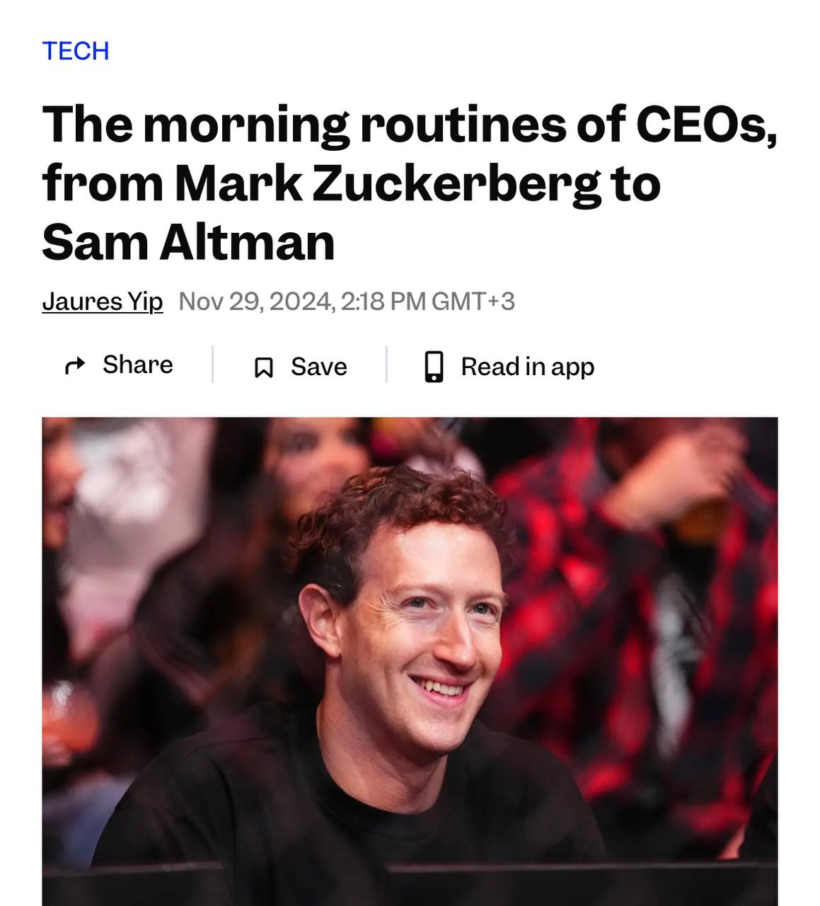 Business Insider рассказал об утренних ритуалах главных людей бигтеха | Сетка — социальная сеть от hh.ru
