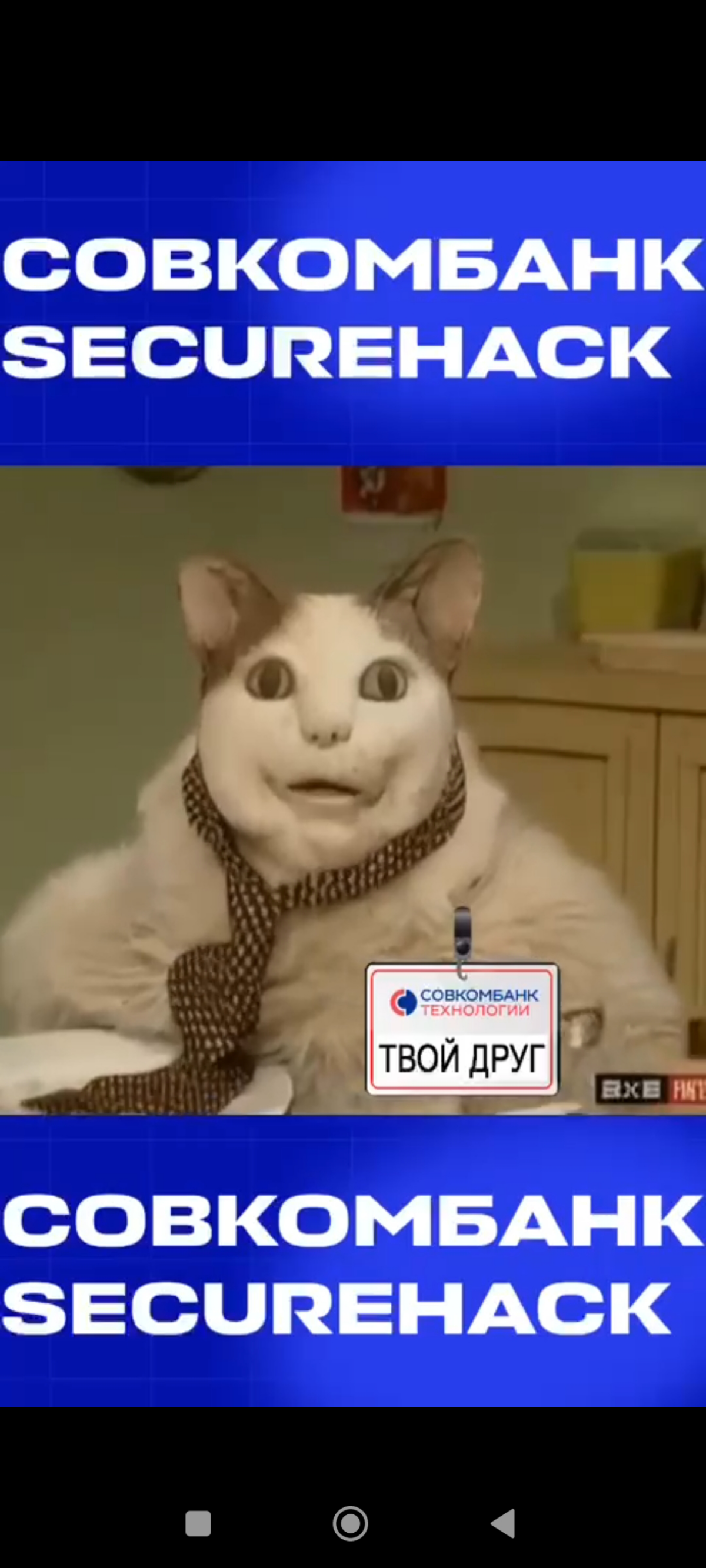 Бу, испугались? 👀  
Не бойтесь, мы друзья и зовём вас поучаствовать в «Совкомбанк SecureHack», регистрируйся и разработай решение для оценки безопасности банковской системы: https://cnrlink | Сетка — социальная сеть от hh.ru