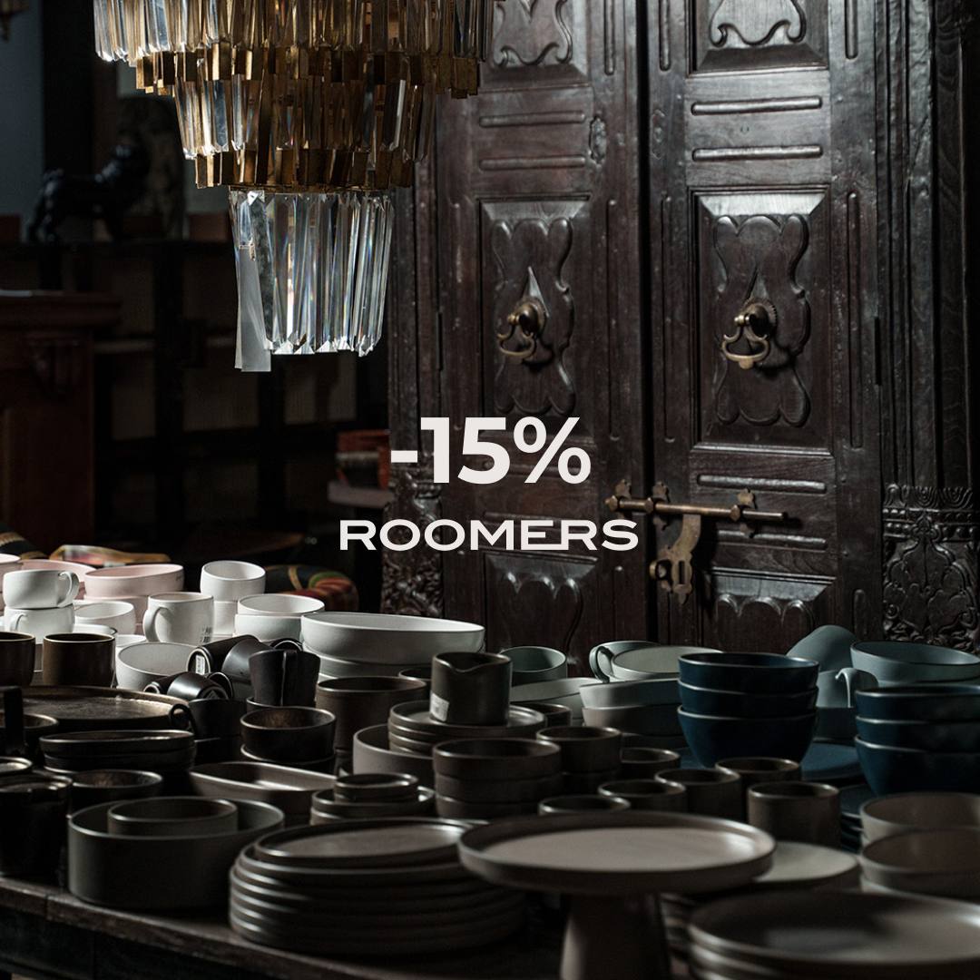 Скидка на всё -15% к номиналу карты.
Только для держателей карты Roomers | Сетка — социальная сеть от hh.ru