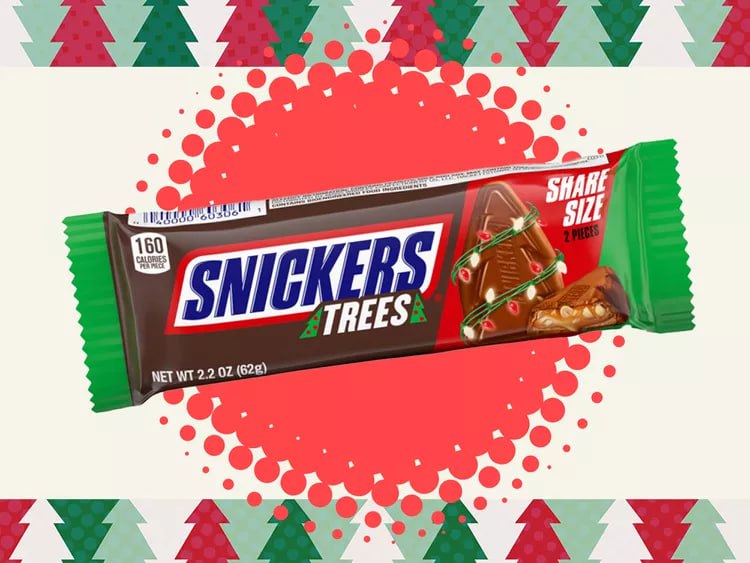 Круто, Mars выпустит батончики Snickers в виде рождественской елки. Начинка и состав сладости не поменялись, но попробовать конфету в новой форме было бы круто!
Идеально для сладкого подарка | Сетка — социальная сеть от hh.ru