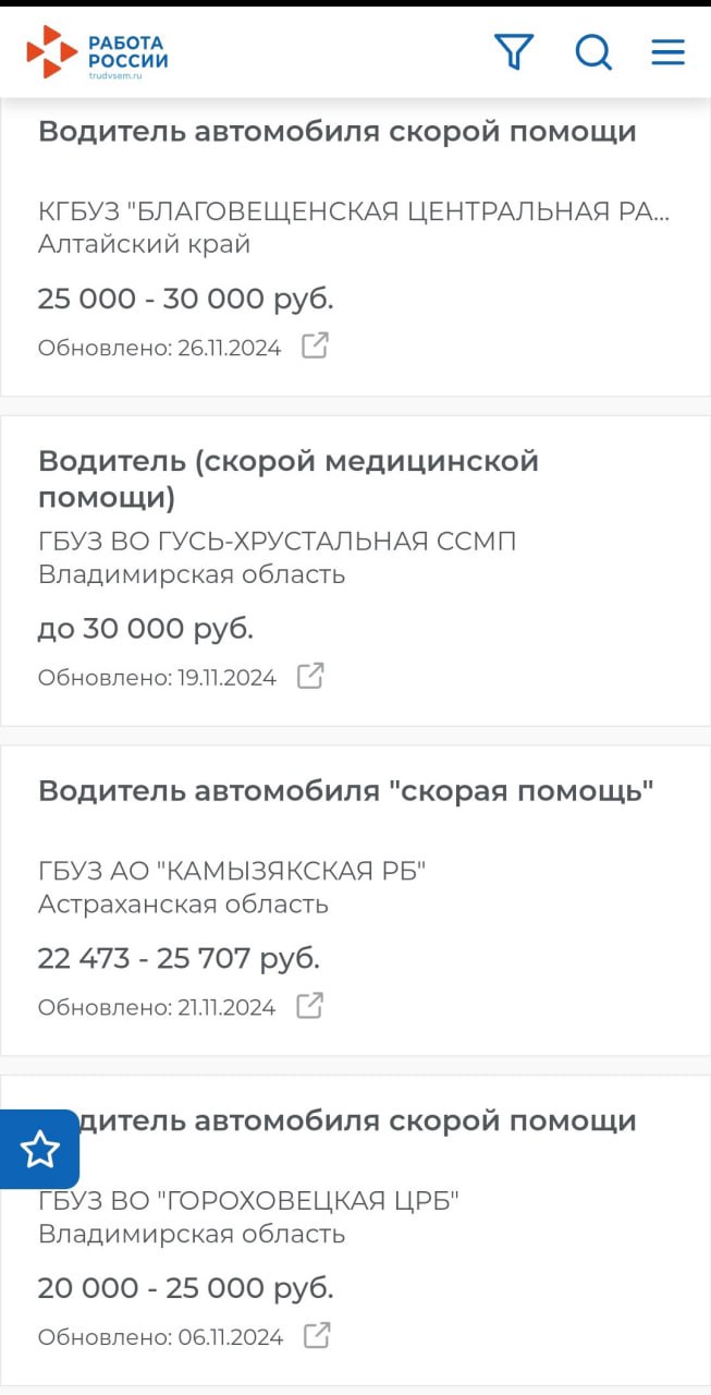 Фельдшер за рулём, или Тачка на прокачку
Как сообщает «Тюменская область сегодня», в Тюмени стартовал проект «фельдшер за рулём», суть которого состоит в том, что медики сами садятся за руль машин ско... | Сетка — социальная сеть от hh.ru