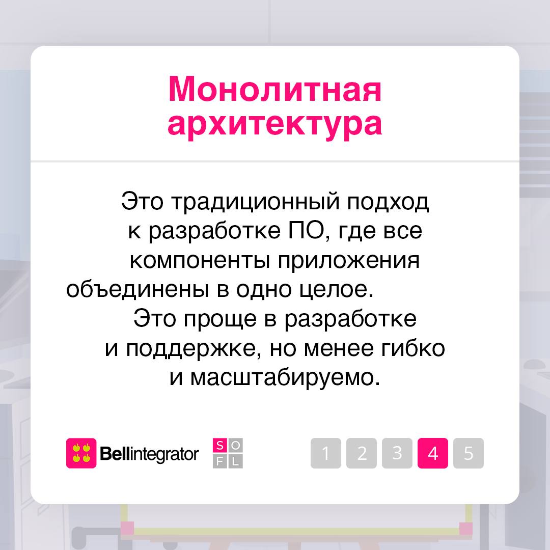 Разработка любого ПО начинается с выбора архитектуры ❗️
Она определяет, как будут взаимодействовать различные компоненты приложения. В карточках подготовили краткий экскурс в мир архитектуры ПО | Сетка — социальная сеть от hh.ru