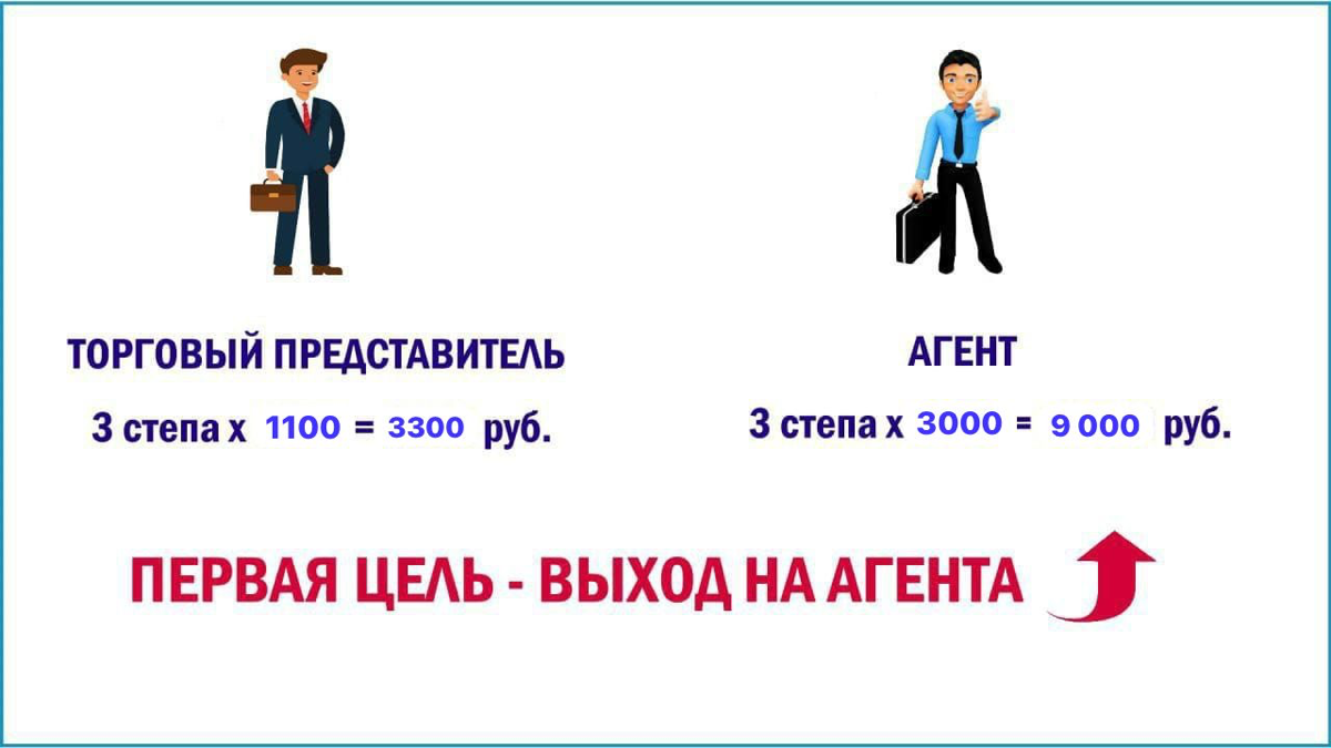 Смотрите разницу между агентом и торговым представителем-дистрибьютером.
Торговый представитель - это тот, у кого на личном счёте от 10 000 до 300 000 баллов | Сетка — социальная сеть от hh.ru